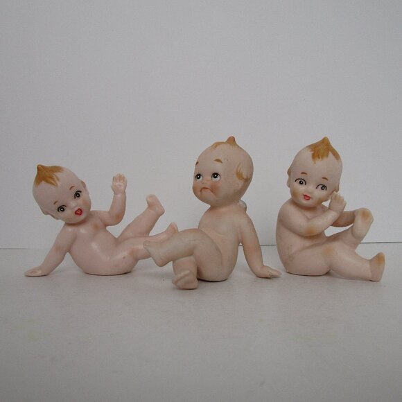 lot of vintage ceramic Kewpie figurines